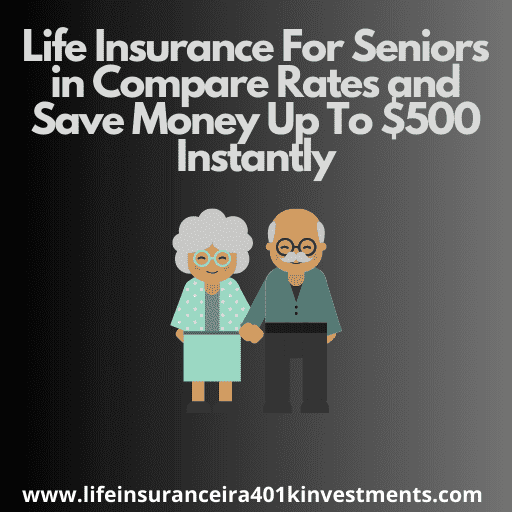 Life Insurance For Seniors Money Up To $500 Instantly